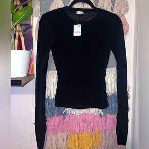 free people mesh top